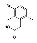 2-(3-bromo-2,6-dimethylphenyl)acetic acid结构式