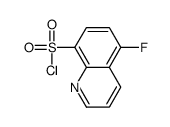 5-FLUORO-8-QUINOLINESULFONYL CHLORIDE结构式