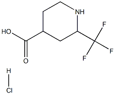 2-(trifluoromethyl)piperidine-4-carboxylic acid hydrochloride Structure