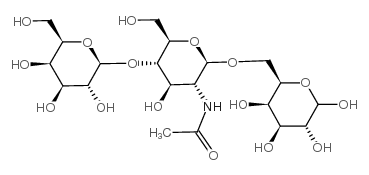 Gal1-β-4GlcNAc1-β-6Gal结构式