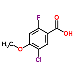 BENZOIC ACID, 5-CHLORO-2-FLUORO-4-METHOXY-图片