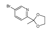 5-Bromo-2-(2-methyl-1,3-dioxolan-2-yl)pyridine picture