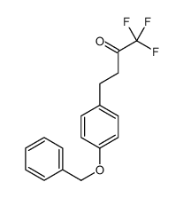 1,1,1-trifluoro-4-(4-phenylmethoxyphenyl)butan-2-one Structure