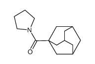 adamantan-1-yl(pyrrolidin-1-yl)methanone结构式