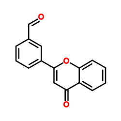 3-(4-Oxo-4H-chromen-2-yl)benzaldehyde结构式