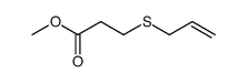 3-(Allylthio)propionic acid methyl ester结构式