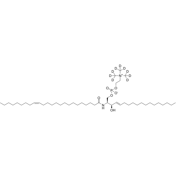 24:1 SM (d18:1/24:1)-d9 Structure