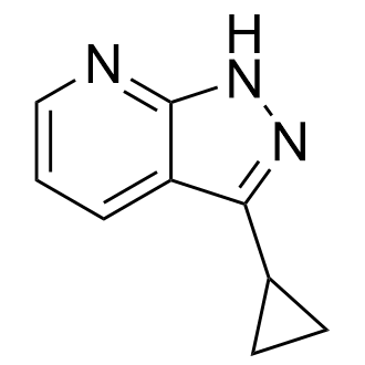 3-Cyclopropyl-1H-pyrazolo[3,4-b]pyridine structure