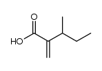 3-methyl-2-methylenepentanoic acid结构式