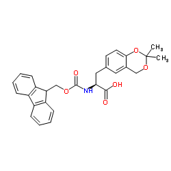 (S)-2-(Fmoc-amino)-3-(2,2-dimethyl-4H-benzo(1,3)dioxin-6 Structure