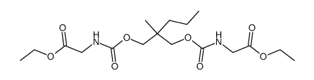 N,N'-Diaethoxycarboxy-methyl-2-methyl-2-propyl-1,3-dicarbamoyl-propan结构式