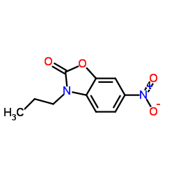 6-Nitro-3-propyl-1,3-benzoxazol-2(3H)-one Structure
