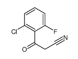2-CHLORO-6-FLUOROBENZOYLACETONITRILE picture