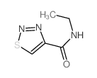 1,2,3-Thiadiazole-4-carboxamide,N-ethyl-结构式