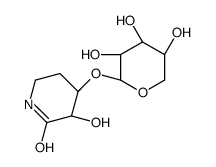 5-Amino-3-O(-D-xylopyranosyl)-D-threo-pentano-1,5-lactam structure