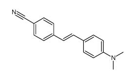 Benzonitrile, 4-[(1E)-2-[4-(dimethylamino)phenyl]ethenyl]- Structure