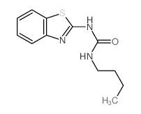 Urea,N-2-benzothiazolyl-N'-butyl- Structure
