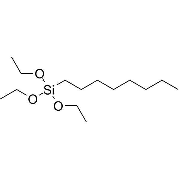 Triethoxyoctylsilane structure