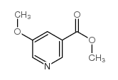 METHYL 5-METHOXYNICOTINATE Structure