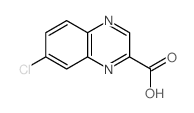 2-Quinoxalinecarboxylicacid, 7-chloro- structure