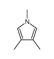 1,3,4-trimethylpyrrole Structure