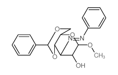 a-D-Glucopyranoside, methyl3-deoxy-3-(phenylazo)-4,6-O-(phenylmethylene)- (9CI)结构式