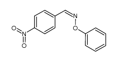 4-nitrobenzaldehyde O-phenyl oxime Structure