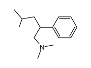 N,N-Dimethyl-β-(2-methylpropyl)benzeneethanamine结构式