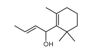 2,6,6-Trimethyl-α-(1-propenyl)-1-cyclohexene-1-methanol Structure
