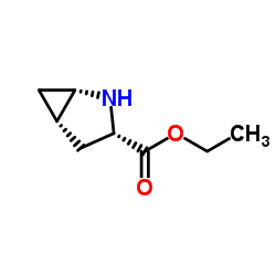 2-Azabicyclo[3.1.0]hexane-3-carboxylic acid, ethyl ester, (1S,3S,5S)-结构式