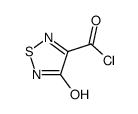 1,2,5-Thiadiazole-3-carbonyl chloride, 4,5-dihydro-4-oxo- (9CI) structure