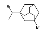 1-Brom-3-(α-bromethyl)-adamantan Structure