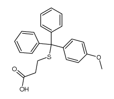 3-(((4-甲氧基苯基)二苯基甲基)硫代)丙酸图片