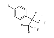 1-(1,1,1,2,3,3,3-heptafluoropropan-2-yl)-4-iodobenzene结构式