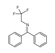 1,1-diphenyl-N-(2,2,2-trifluoroethyl)methanimine结构式