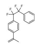1-prop-1-en-2-yl-4-(1,1,2,2-tetrafluoro-2-phenylethyl)benzene结构式