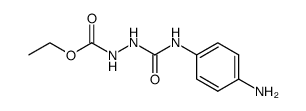 1-ethoxycarbonyl-4-(4-aminophenyl)semicarbazide结构式