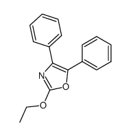 2-ethoxy-4,5-diphenyl-oxazole Structure