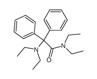 diethylamino-diphenyl-acetic acid diethylamide结构式