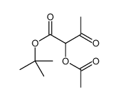 tert-butyl 2-acetyloxy-3-oxobutanoate Structure