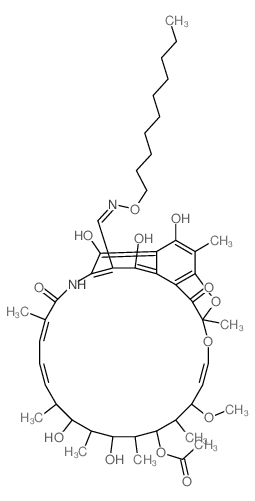 Rifamycin, 3-(((decyloxy)imino)methyl)- (9CI) picture