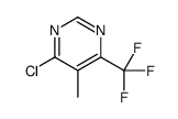 4-chloro-5-methyl-6-(trifluoromethyl)pyrimidine结构式