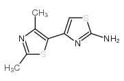 2',4'-二甲基-[4,5']噻唑基-2-基胺结构式