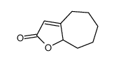 4,5,6,7,8,8a-hexahydrocyclohepta[b]furan-2-one Structure