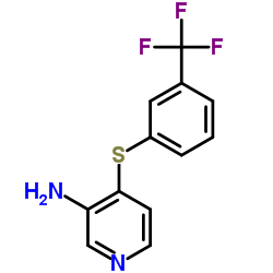 4-{[3-(Trifluoromethyl)phenyl]sulfanyl}-3-pyridinamine Structure