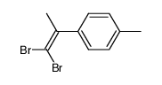 1-(1,1-dibromoprop-1-en-2-yl)-4-methylbenzene Structure