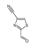 2-formyl-1,3-thiazole-4-carbonitrile Structure