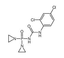 1-[bis(aziridin-1-yl)phosphoryl]-3-(2,4-dichlorophenyl)urea Structure