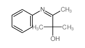 2-Butanol,2-methyl-3-(phenylimino)- Structure
