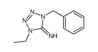 5H-Tetrazol-5-imine,1-ethyl-1,4-dihydro-4-(phenylmethyl)-(9CI)结构式